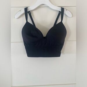 Athleta Black Sports Bra with Built-In Cups - Size S